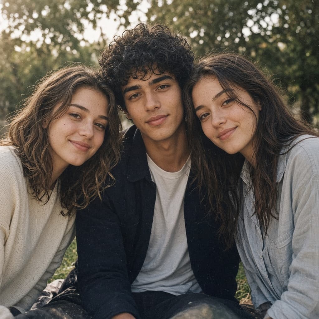 Friends hanging out